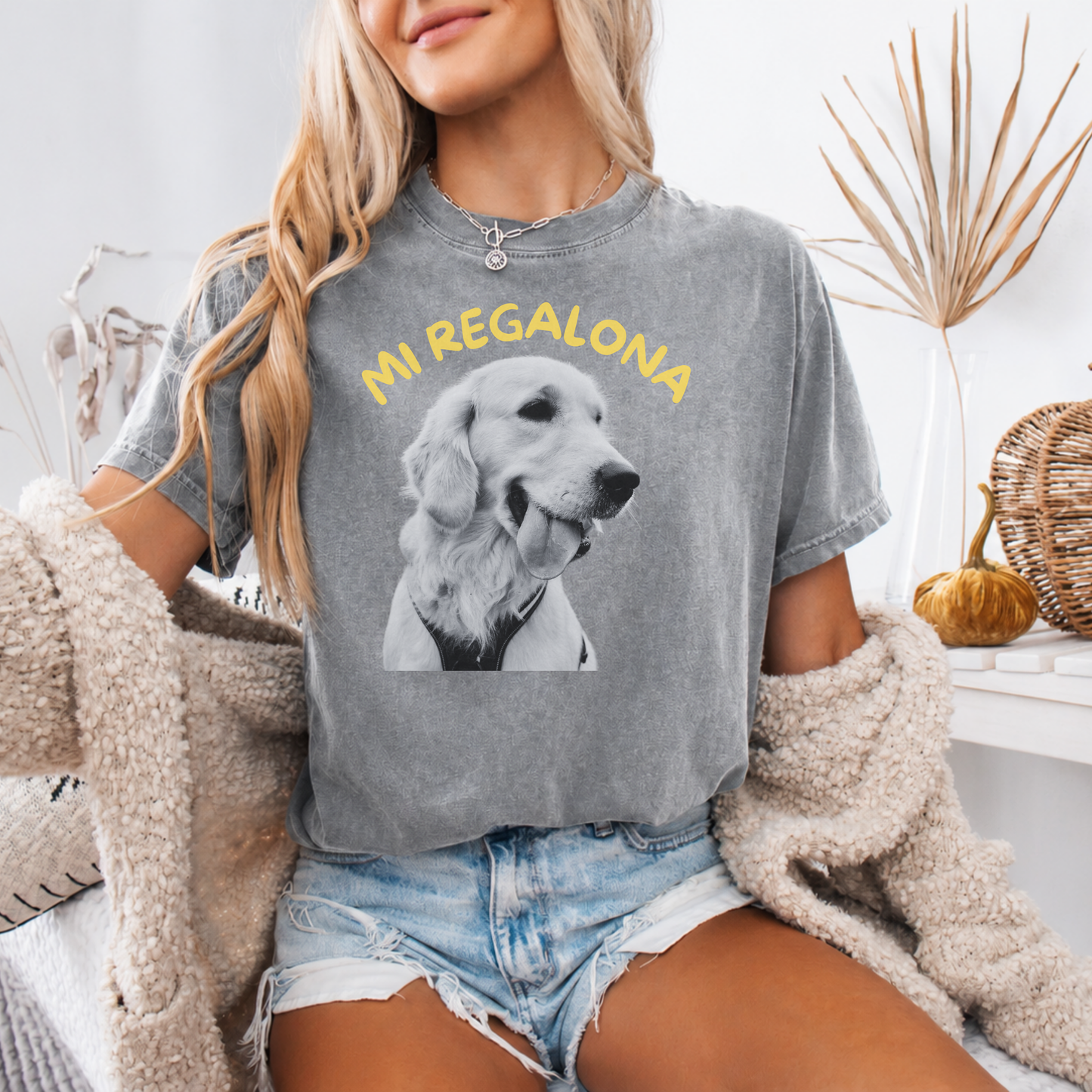 Polera personalizada con tu mascota – Estilo Vintage