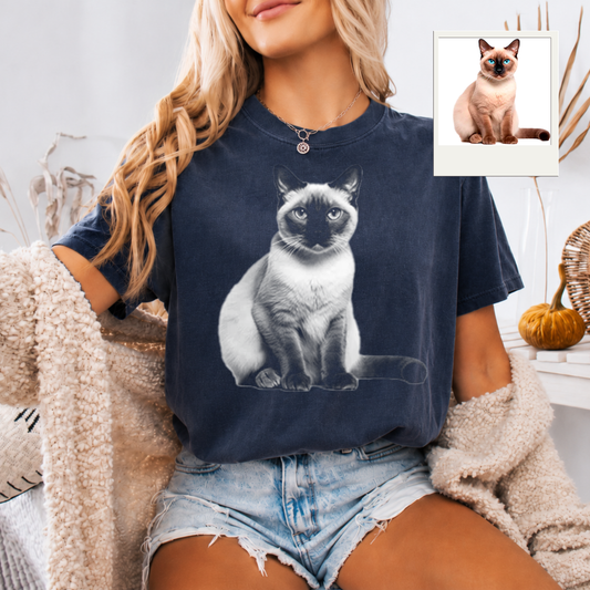 Polera personalizada con tu mascota – Estilo Vintage