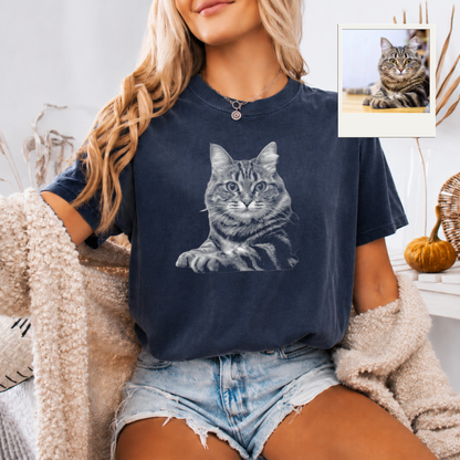Polera personalizada con tu mascota – Estilo Vintage