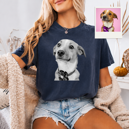 Polera personalizada con tu mascota – Estilo Vintage